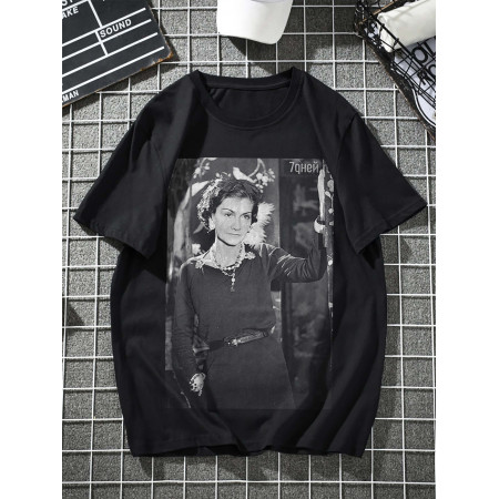 Tricou Coco Chanel bumbac